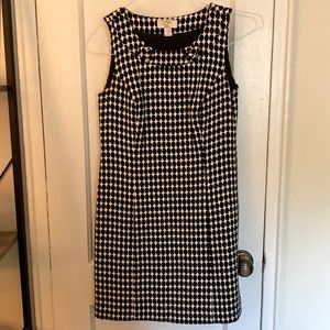 Black and White Shift Dress